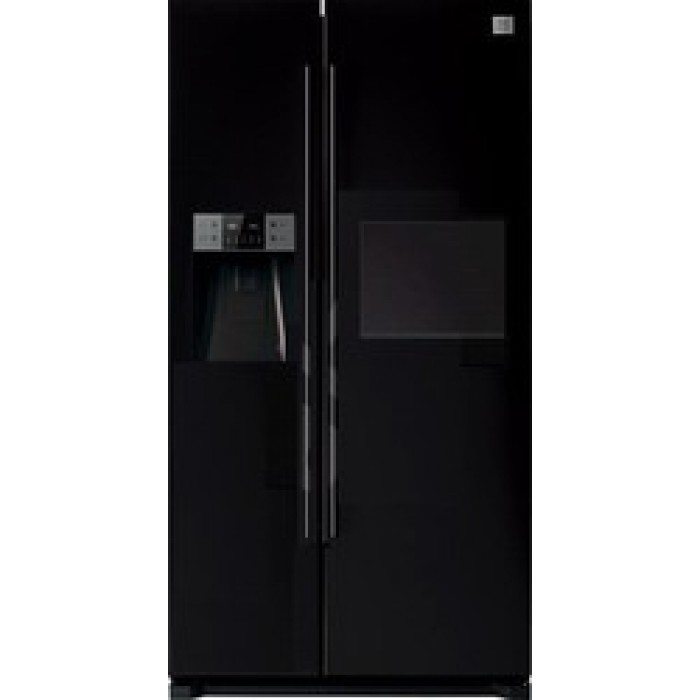 DAEWOO FRN-Q19F1B Ψυγείο Ντουλάπα ΝoFrost Μαύρη Α+ ΕΩΣ 12 ΔΟΣΕΙΣ